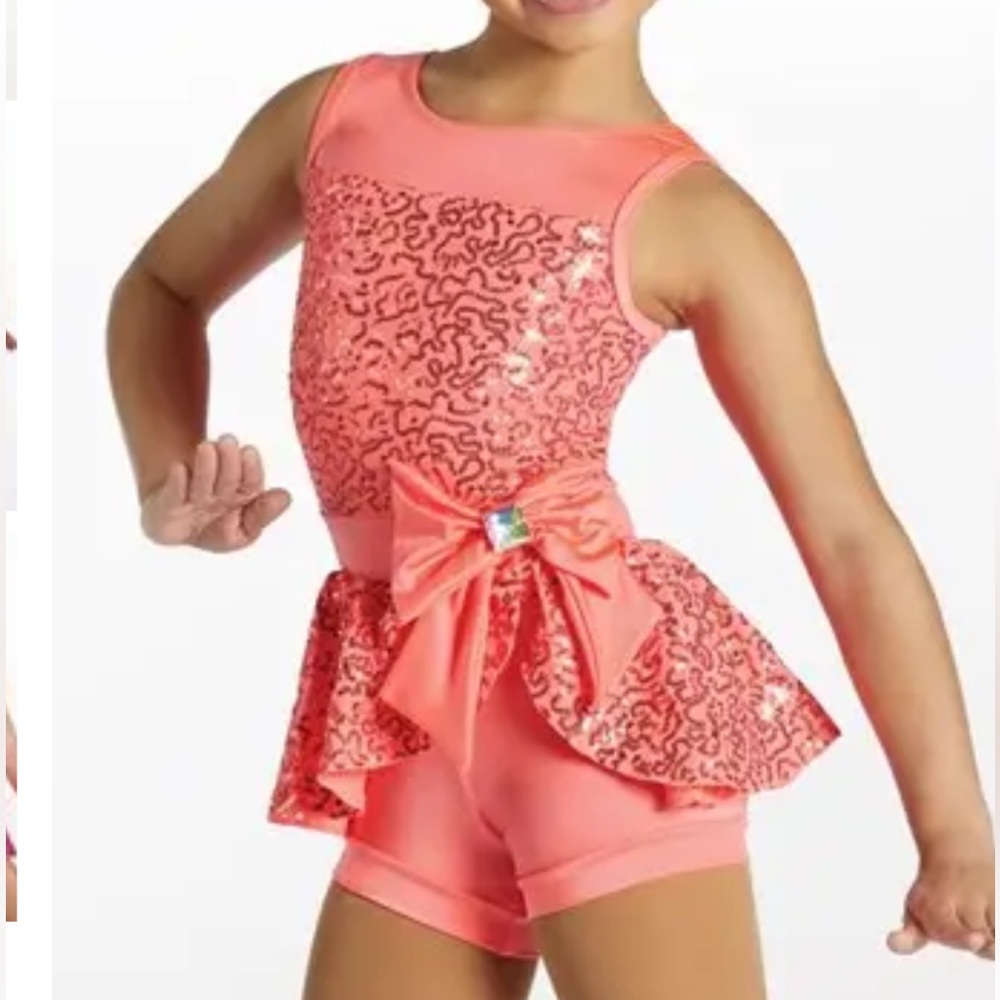 Sparkling Kids Costume Dress Sequin Dance Weissman 13027